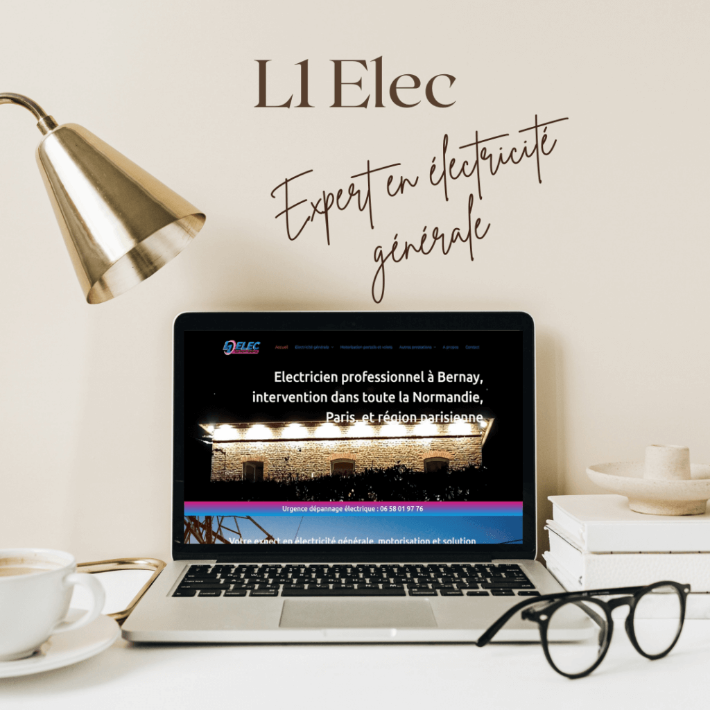 Mokup site web L1 Elec électricité générale